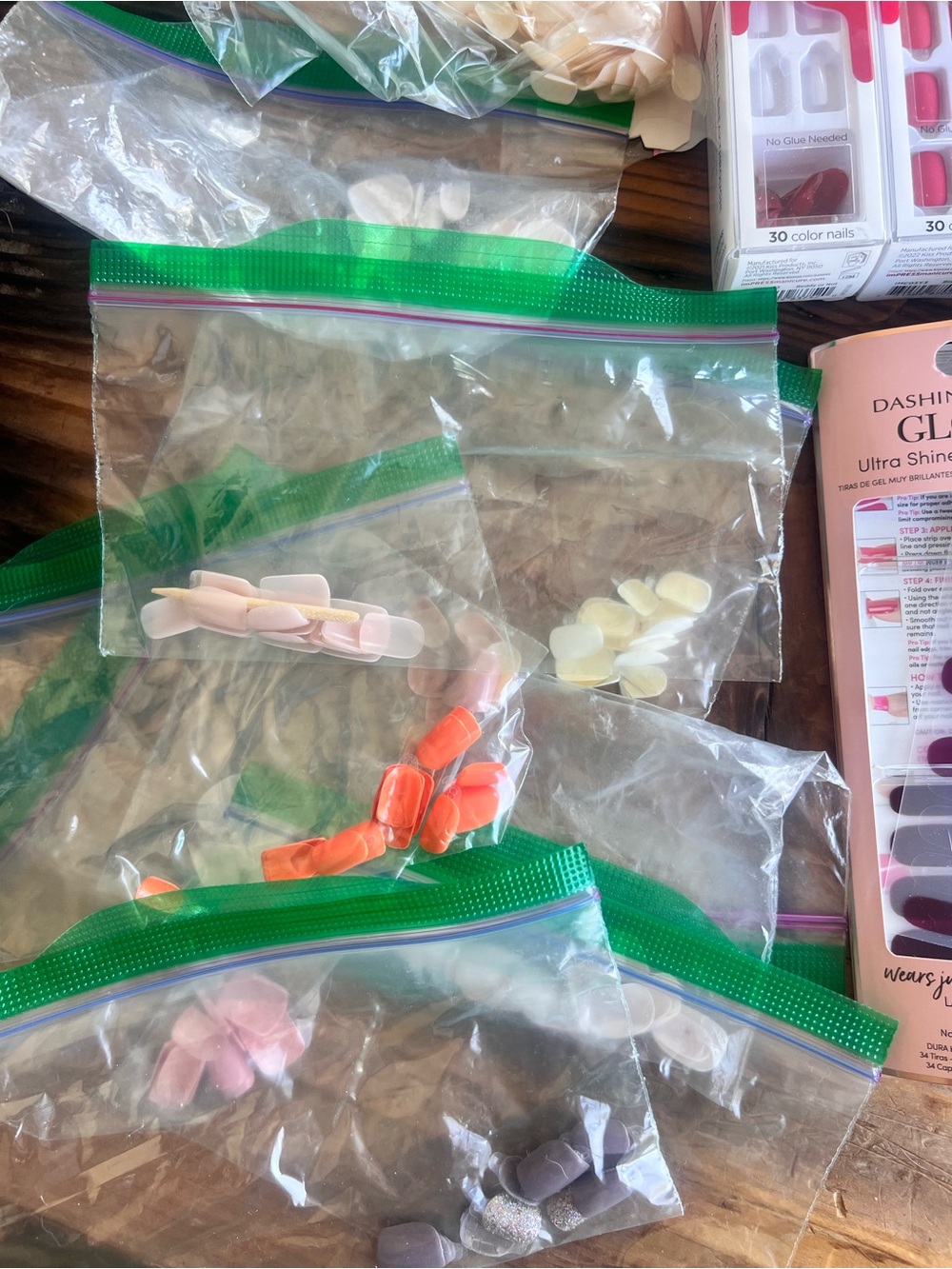 Assorted Press-On Nail Set - Pink & Multicolor - Picture 6 of 7